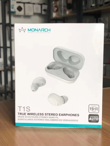 Monarch True Wireless Earphone T1S WHITE